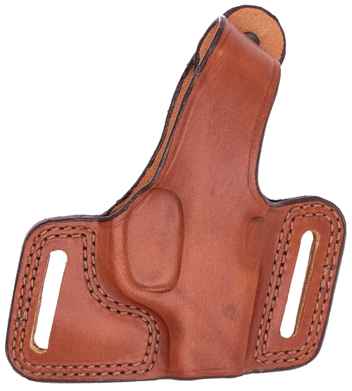 BIANCHI INTERNATIONAL Bianchi 16862 Black Widow  OWB Size 15 Tan Leather Belt Slide Compatible w/Glock 20/21/29/30/37.