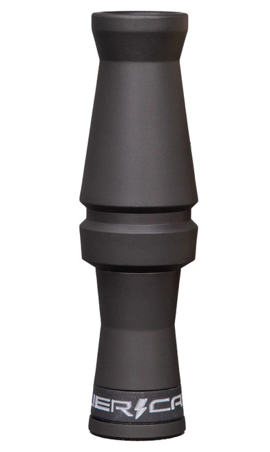 HIGDON DECOYS Power Calls 28701 Strike Big Bore Open Call Attracts Specklebelly Goose Stealth Black Polycarbonate
