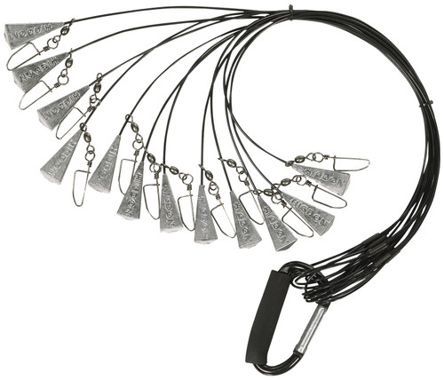 HIGDON DECOYS Higdon Outdoors 30321 Battleship Rig  Black 18" Long 12 Pack