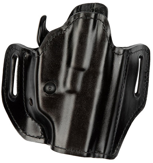 BIANCHI INTERNATIONAL Bianchi 57501 Allusion Assent Pro-Fit OWB Size 05 Black Leather Belt Slide Fits Sig P229 Fits Walther PPX Right Hand