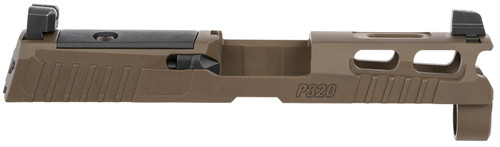SIG SAUER INC Sig Sauer 8900952 P320  Sig P320 9mm Luger PVD Coyote Brown Stainless Steel XRAY3 Suppressor Sights Compatible With ROMEO1 PRO ROMEO2