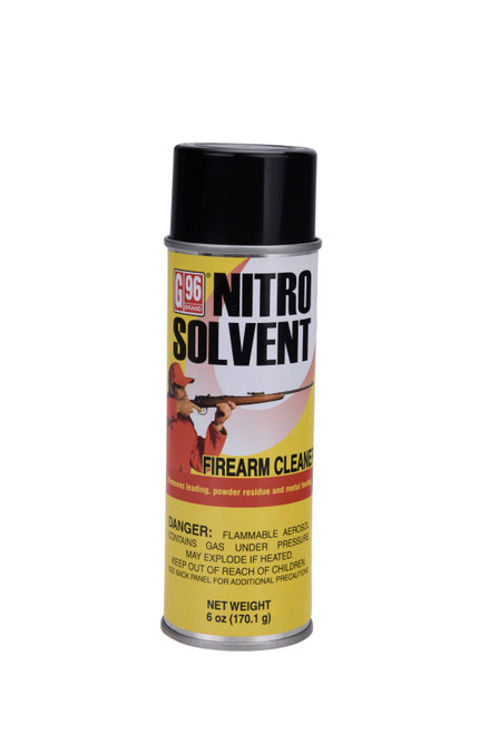 G96 G-96 NITRO SOLVENT GUN CLEANER AEROSOL 6-OZ ( 12 PER CASE )