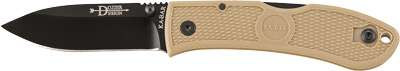 KA-BAR KNIVES KA-BAR DOZIER HUNTER KNIFE 7.25 OAL 3 IN FOLDER DROP POINT BLADE COYOTE BROWN G10 GRIPS P/CLIP