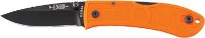 KA-BAR KNIVES KA-BAR DOZIER HUNTER KNIFE 7.25 OAL 3 IN FOLDER DROP POINT BLADE BLAZE ORANGE G10 GRIPS P/CLIP