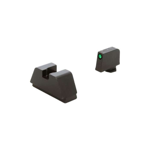 Ameriglo Sights AMERIGLO NIGHT SIGHT SET ALL GLOCK EXCEPT 42/43/48 XL TALL GREEN FRONT BLACK REAR