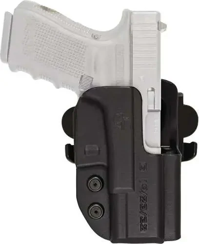 COMP-TAC INTERNATIONAL OWB KYDEX MODULAR MOUNT GLOCK 19 GEN 1-4 RH BLACK