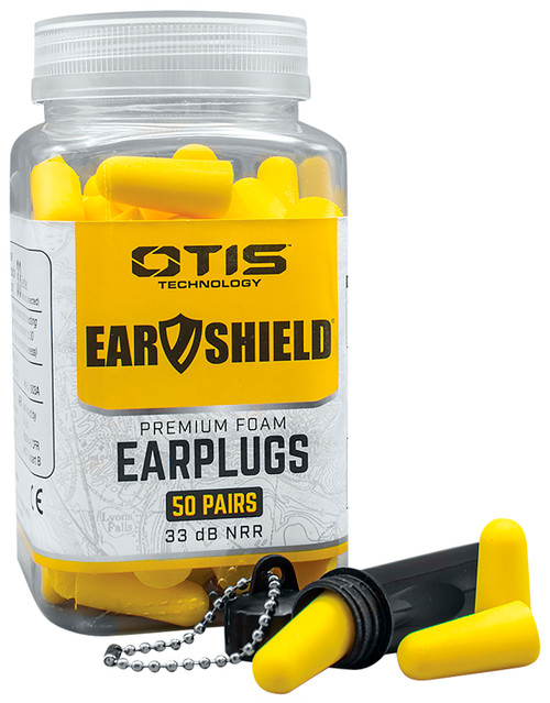 OTIS TECHNOLOGY INC Otis FGESHFPNC50 Ear Shield Premium Earplugs Foam 33 dB In The Ear Yellow 50 Pair