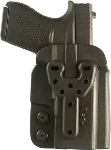 COMP-TAC QB OWB KYDEX SIZE 3 GLOCK 43 SPRGFLD XDS M&P SHIELD WALTHER PPS/CCP RH BLACK