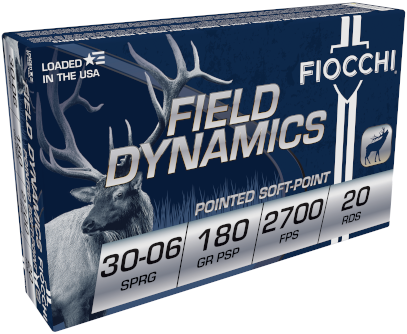 FIOCCHI AMO 30-06 SPRINGFIELD 180GR PSP 20-RD ( 10 BOXES PER CASE )