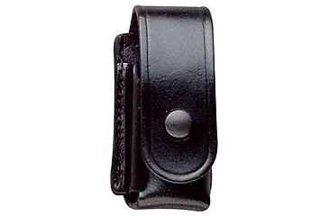Desantis Gunhide DESANTIS CHEMICAL SPRAY HOLDER 30Z BLK NICKLE SNAP FIST CONTAINER ABOUT 5IN HIGH