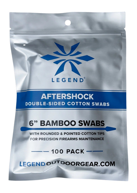 LEGEND OUTDOOR GEAR LEGEND AS-CS-100     AFTERSHOCK DBL SIDED 6"SWABS