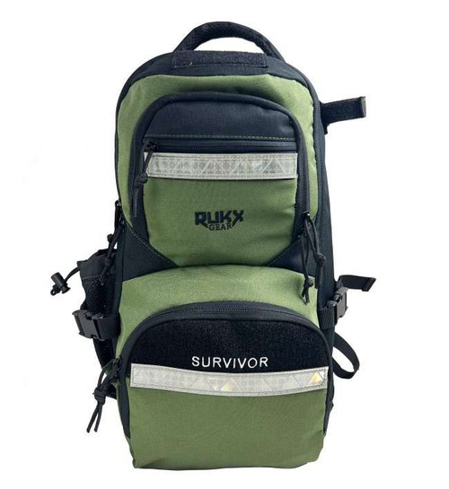RUKX GEAR SURVIVOR BACKPACK GREEN (6/CASE)