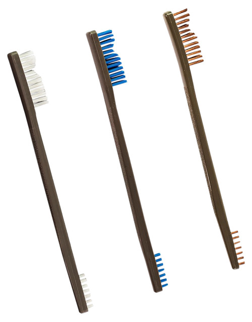 OTIS TECHNOLOGY INC Otis FG3163NBBZ AP Brushes  Universal Bronze/Nylon Bristles 3 Pack