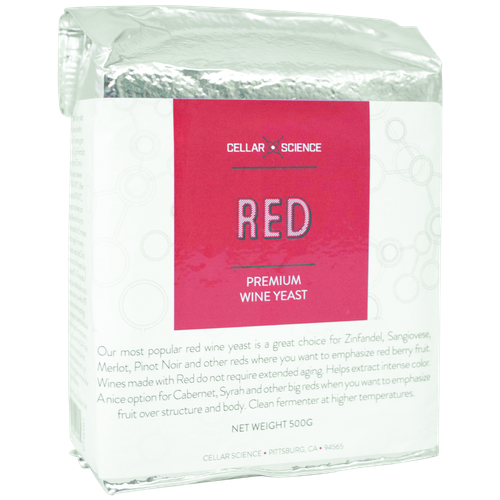 CellarScience® RED Dry Wine Yeast Premium Wine Yeast
