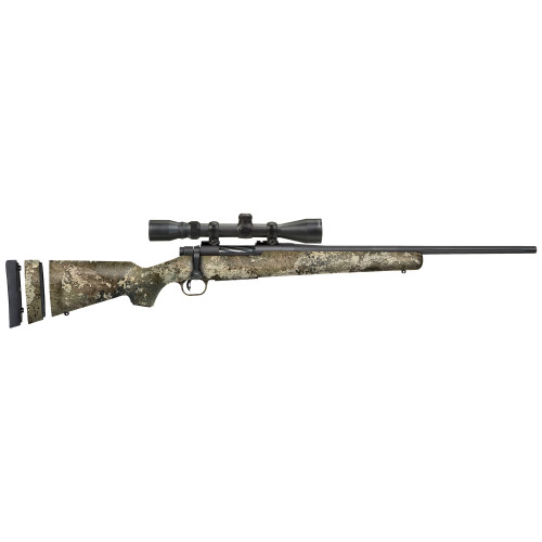 MOSSBERG & SONS INC Mossberg 28067 Patriot Super Bantam 308 Win Caliber with 5+1 Capacity, 20" Fluted Barrel, Blued Metal Finish & TrueTimber Strata Synthetic Stock Right Hand (Youth) Includes 3-9x40mm Scope