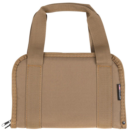 ALLEN COMPANY INC Allen 3642 Pistol Tote  Flat Dark Earth Endura 11.50" Long Lockable Holds 1 Handgun