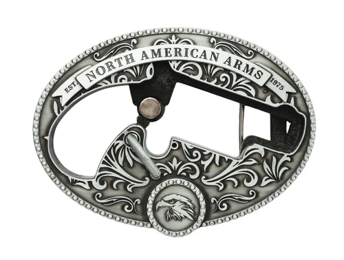 North American Arms MAGNUM OVAL ORNATE BELT BUCKLE BBO-MS