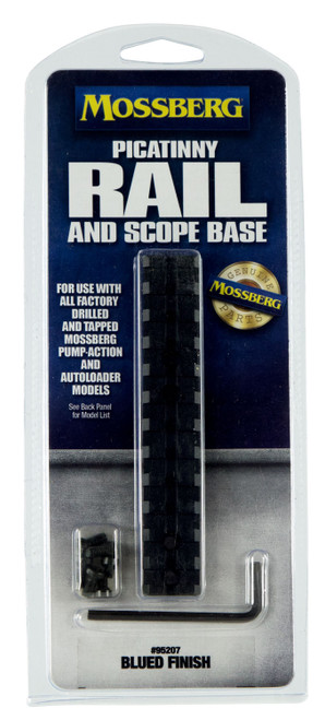 MOSSBERG & SONS INC Mossberg 95207 Picatinny Rail/Scope Mount  Black