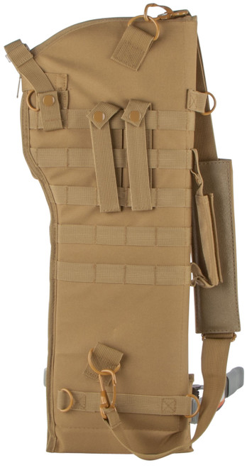 NCSTAR / VISM NcStar CVRSCB2919T VISM Scabbard w/ Tan Finish MOLLE Webbing D-Ring & Grommet for Drainage for Rifle/Carbine