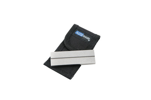 ACCUSHARP/FORTUNEPRODINC AccuSharp 027C Pocket Stone  Fine/Coarse Diamond Sharpener Gray