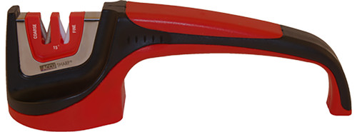 ACCUSHARP/FORTUNEPRODINC AccuSharp 052C Asian-Style Sharpener Fine Diamond, Ceramic Sharpener Red
