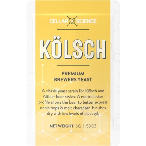 CellarScience® KÖLSCH Dry Yeast | Kölsch Ale | Premium Beer Yeast