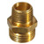 Brass Hose Fittings - Male Hose x 1/2 in. MPT