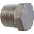 Stainless Hollow Plug - 1/2 in. MPT