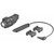 STREAMLIGHT INC Streamlight 69445 TLR-1 RM w/Laser Black Anodized Aluminum, 500 Lumens White LED Bulb/Red Laser, 210 Meters Beam, Picatinny Rail Mount