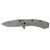 KERSHAW KNIVES/KAI USA Kershaw 1555TI Cryo  2.75" Folding Drop Point Plain Gray TiN 8Cr13MoV SS Blade Gray PVD Stainless Steel Handle Includes Pocket Clip