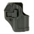 BLACKHAWK/REVELYST Blackhawk 410568BKR Serpa CQC  OWB Size 68 Matte Black Polymer Belt Loop/Paddle Compatible w/Glock 43 Right Hand