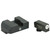 AMERIGLO LLC AmeriGlo GL102 i-Dot Sight  Set for Glock  Green Tritium White Outline Front Sight-Green Tritium Rear Sight