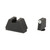 AMERIGLO LLC AmeriGlo GL491 Optic Compatible Sight Set for Glock  3XL Tall Green Tritium White Outline Front Sight-Black Rear Sight