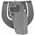 BLACKHAWK/REVELYST Blackhawk 413503BKR Serpa CQC Sportster OWB Size 03 Gun Metal Gray Polymer Paddle Fits 1911 Government & Clones Right Hand