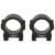 WARNE SCOPE MOUNTS Warne V600M Horizontal Rings Vapor Matte Black 1" Low 0 MOA