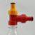 Carbonation and Line Cleaning Ball Lock Quick Disconnect (QD) Cap - Red Plastic