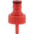 Carbonation and Line Cleaning Ball Lock Quick Disconnect (QD) Cap - Red Plastic