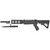 PRO MAG INDUSTRIES INC Archangel AA556R AR-15 Style Conversion Stock Black Synthetic 6 Position for Ruger 10/22