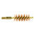 PRO SHOT PRODUCTS Pro-Shot 45P Bore Brush  .45 Cal Pistol #8-32 Thread Bronze Bristles Brass Core