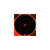 PRO SHOT PRODUCTS Pro-Shot 12BORNGE5PK SplatterShot  Self-Adhesive Paper Black/Orange  12" Bullseye 5 Pack