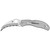 SPYDERCO INC (SKA) Spyderco C08S Harpy  2.75" Folding Hawkbill Serrated VG-10 SS Blade Stainless Steel Handle Includes Pocket Clip