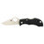 SPYDERCO INC (SKA) Spyderco MBKP Manbug  1.95" Folding Plain Stonewashed VG-10 SS Blade, Black FRN Handle
