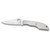 SPYDERCO INC (SKA) Spyderco C138P GrassHopper  2.30" Folding Clip Point Plain 12C27 Sandvik Blade Engraved Spyderco Bug Stainless Steel Handle