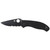 SPYDERCO INC (SKA) Spyderco C122GBBKPS Tenacious  3.39" Folding Drop Point Part Serrated Black Matte 8Cr13MoV SS Blade Black  Textured G10 Handle Includes Pocket Clip
