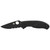 SPYDERCO INC (SKA) Spyderco C122PSBBK Tenacious Lightweight 3.39" Folding Part Serrated Black Oxide 8Cr13MoV SS Blade/Black Bi-Directional Texturing FRN Handle Includes Pocket Clip