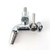 KOMOS® Kegerator with NukaTap Stainless Flow Control Faucets