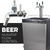 KOMOS® Kegerator with NukaTap Stainless Flow Control Faucets