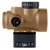 TRIJICON INC Trijicon 2200348 MRO SD  Coyote Tan 1x25mm 2 MOA Green Dot Reticle Full Co-Witness Mount