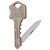 SOG KNIVES (GSM OUTDOORS) S.O.G SOG-KEY102-C Key  1.50" Folding Plain Drop Point Satin 5Cr13MoV SS Blade/ Brass Stainless Steel Handle