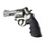 HOGUE COMBAT GRIPS INC Hogue 19002 Conversion Monogrip  Black Rubber with Finger Grooves for S&W K, L Frame with Round Butt
